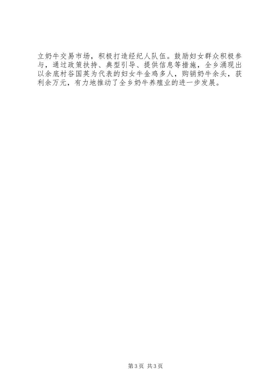 乡镇妇联个人工作总结 (2)_第3页