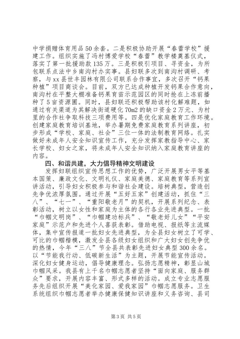 乡镇妇联会工作总结_第3页