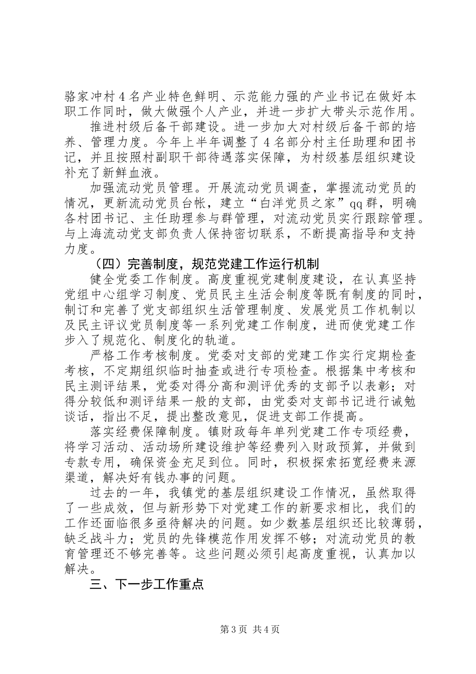 乡镇基层组织建设情况_第3页