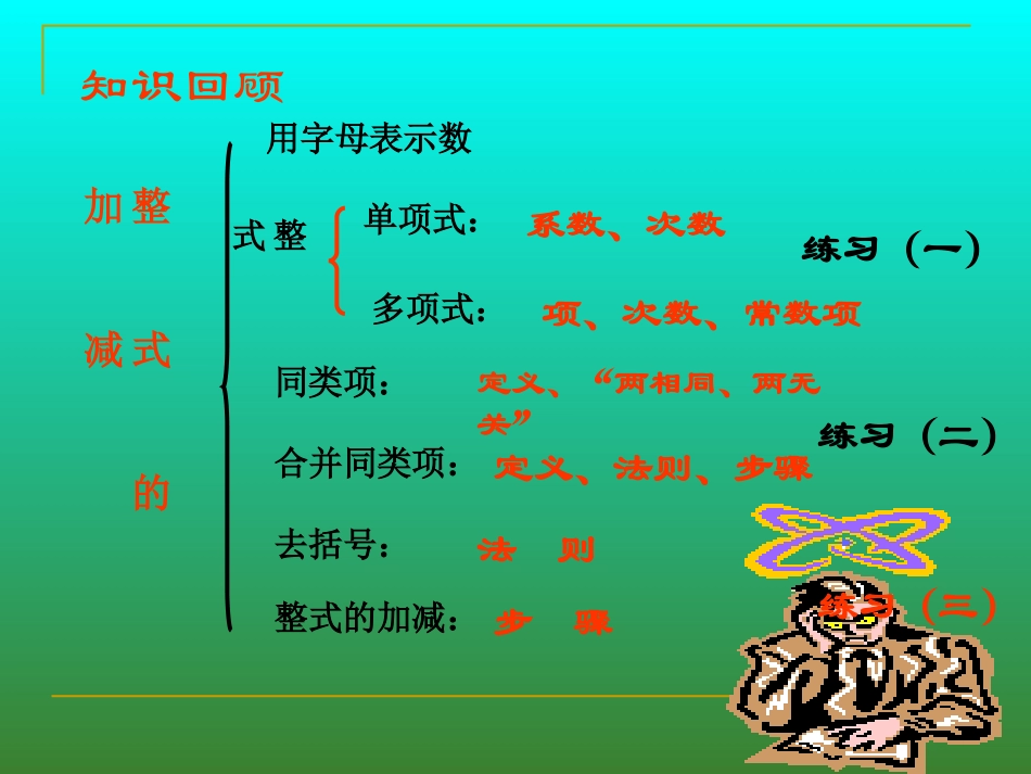 整式的复习（一）_第3页