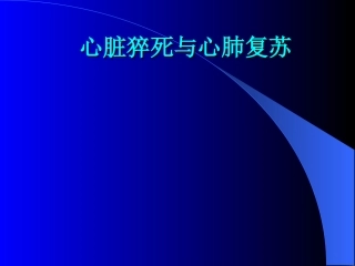 心脏猝死(精)