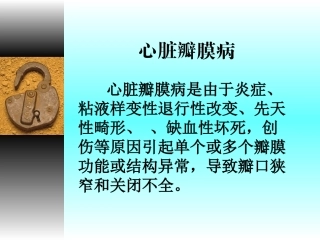 心脏瓣膜病(精)