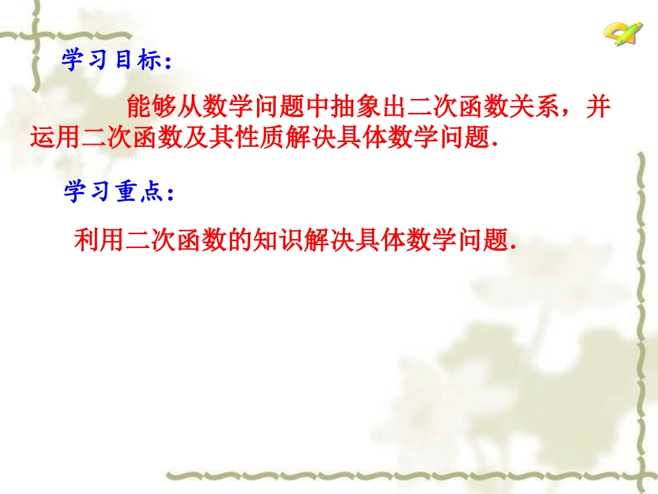 九（上）二次函数数学活动_第2页