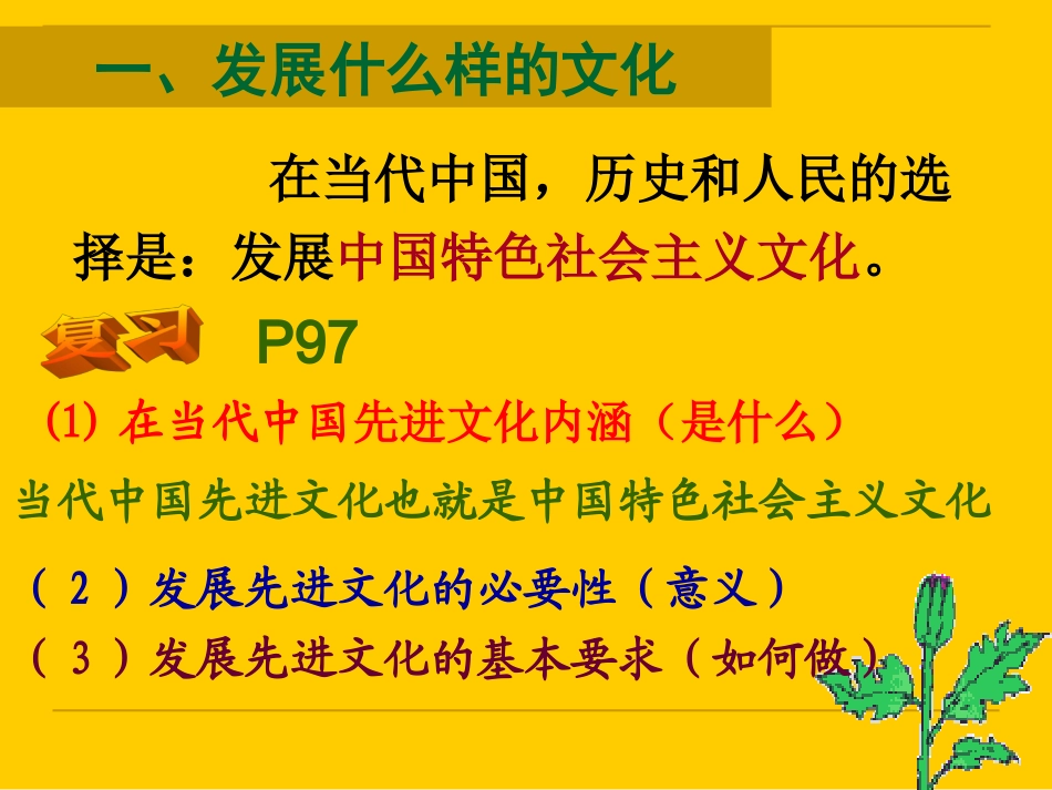 感悟当代中国的先进文化》课件（_第3页