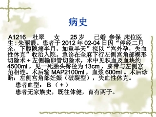 异位妊娠查房ppt