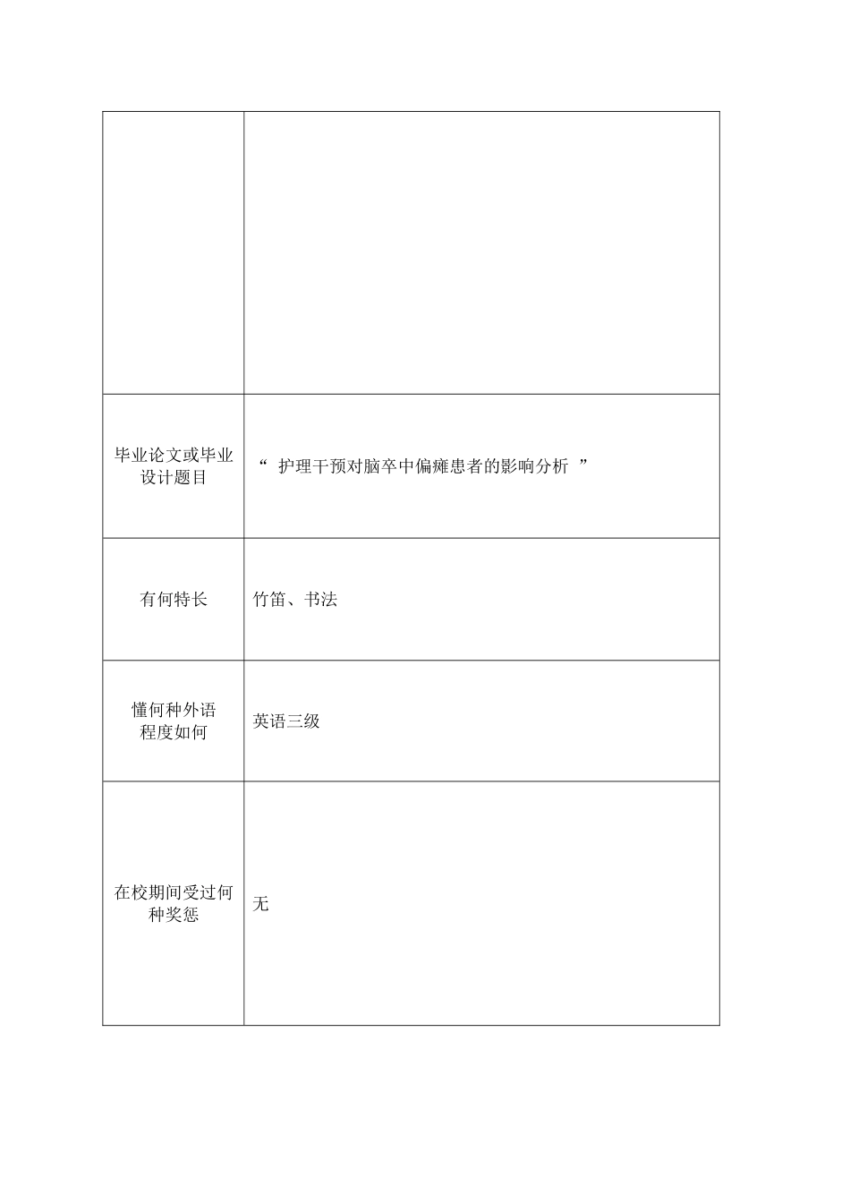 徐增艳毕业生登记表_第3页