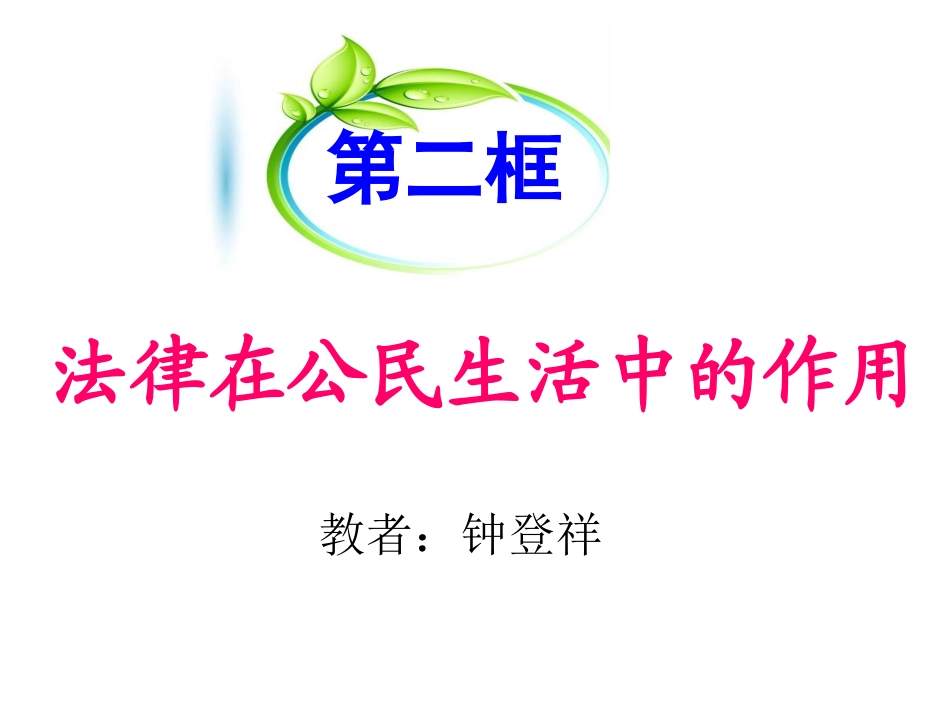 法律在公民生活中的作用_第3页