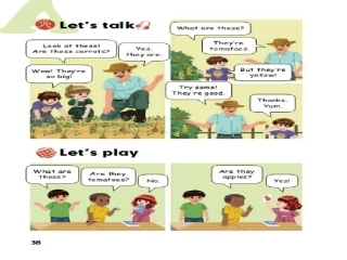 人教版小学四年级下Unit4AtthefarmPartALet’stalk课件（19页）