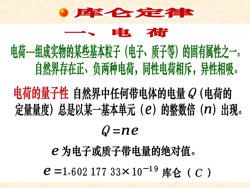 竞赛辅导课件真空中的静电场库仑定律_第3页