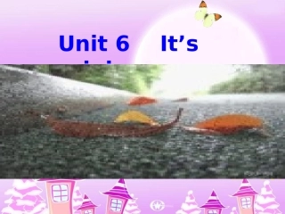 七年级英语6It’sraining课件1