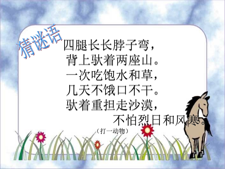 《找骆驼》PPT课件[1]_第1页