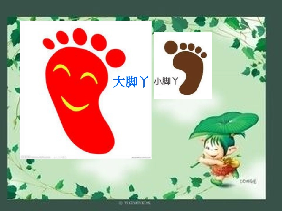 《大脚丫小脚丫》PPT课件_第1页
