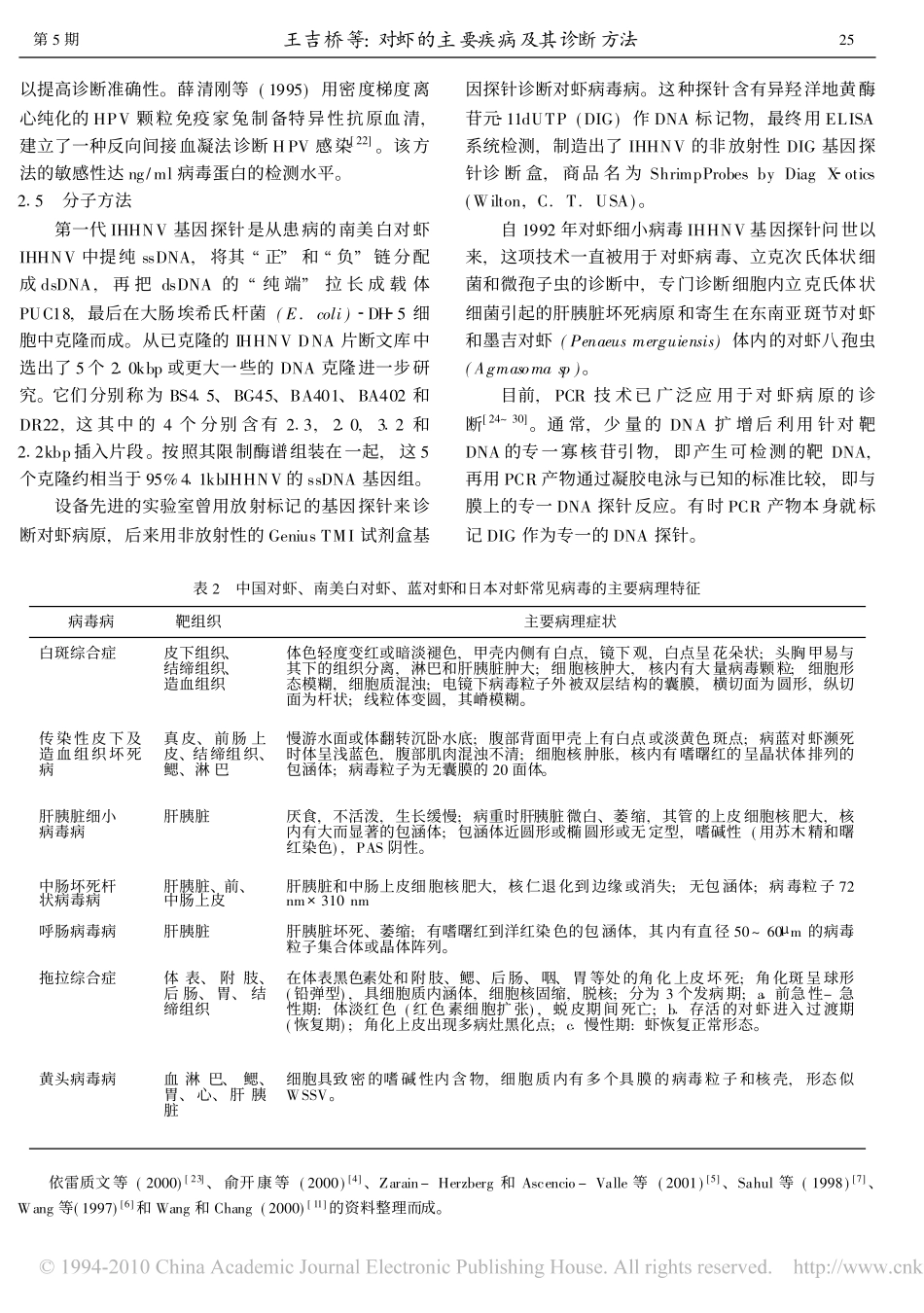 对虾的主要疾病及其诊断方法_第3页