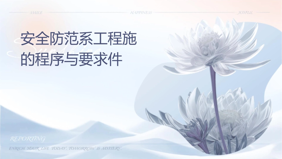 安全防范系统工程实施的程序与要求课件_第1页