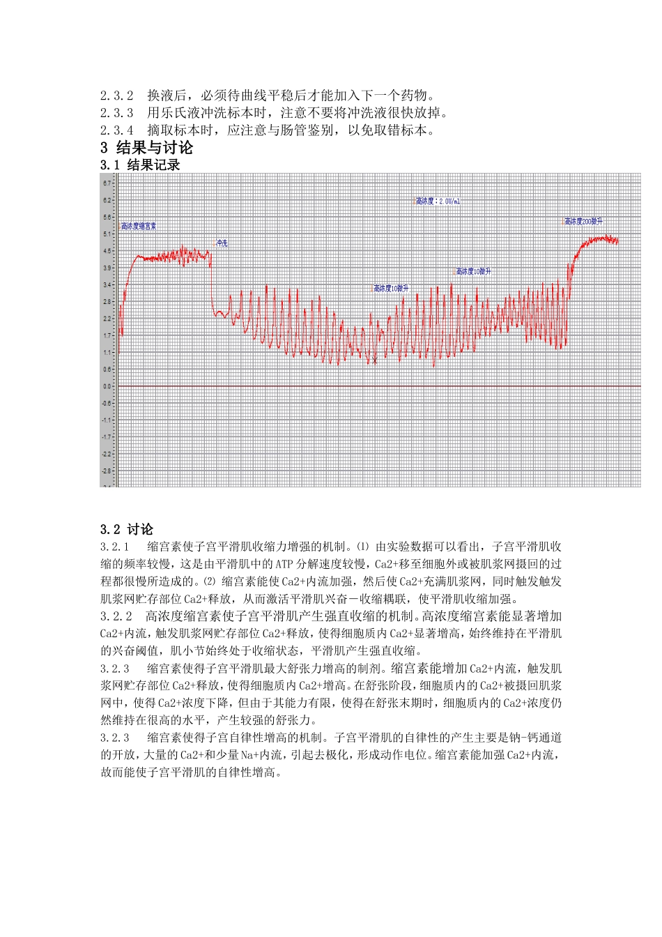 子宫收缩药对小鼠离体子宫的影响_第2页