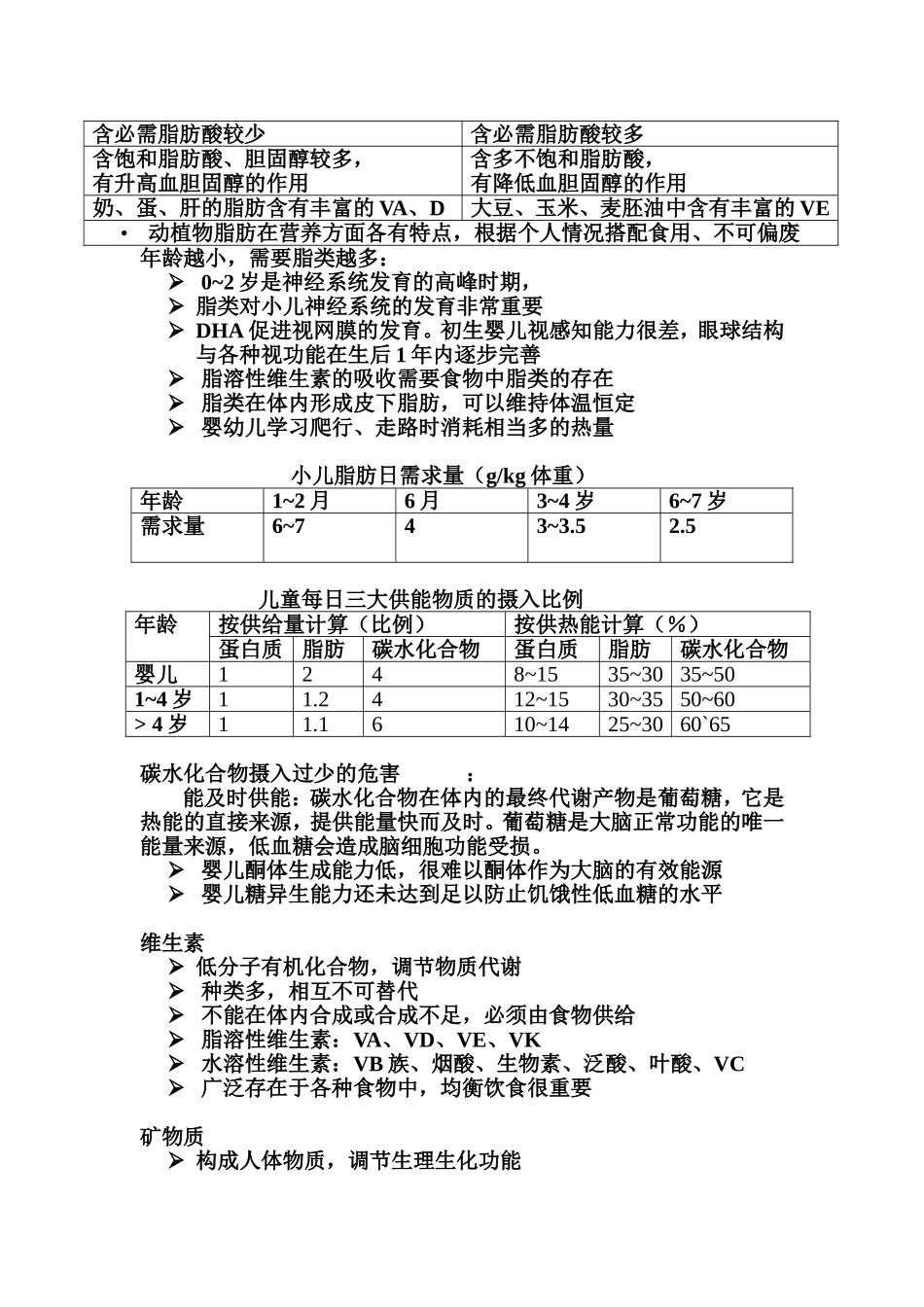 婴幼儿营养需求的特点_第3页