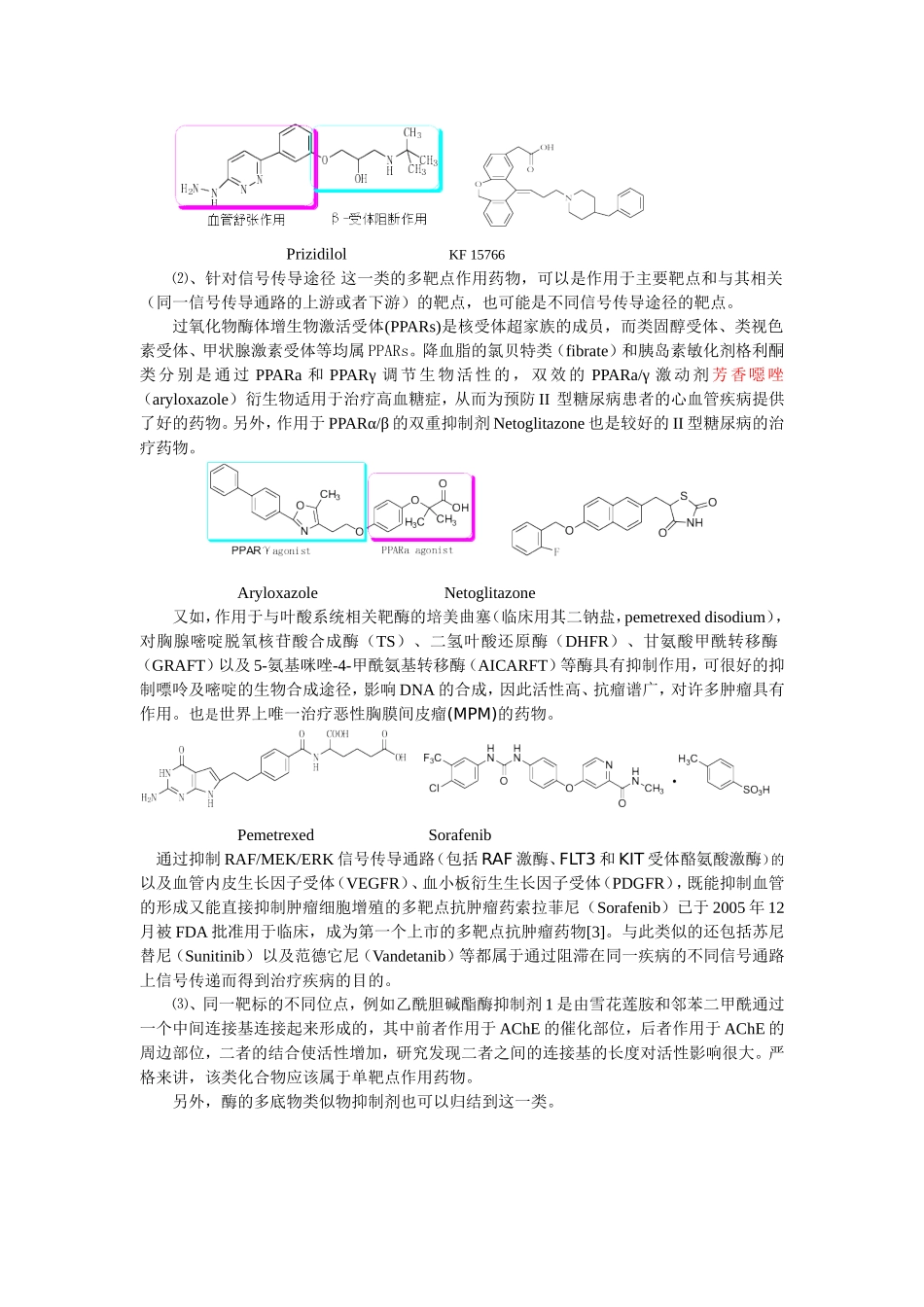 多靶点作用药物及其设计_第3页