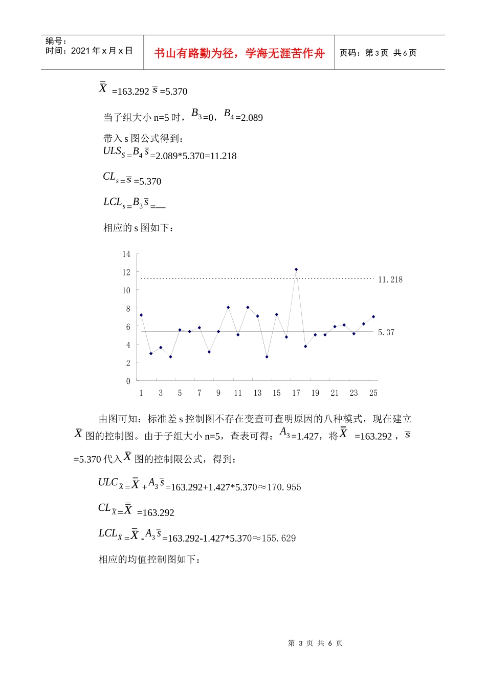 质量管理—均值标准差举例_第3页