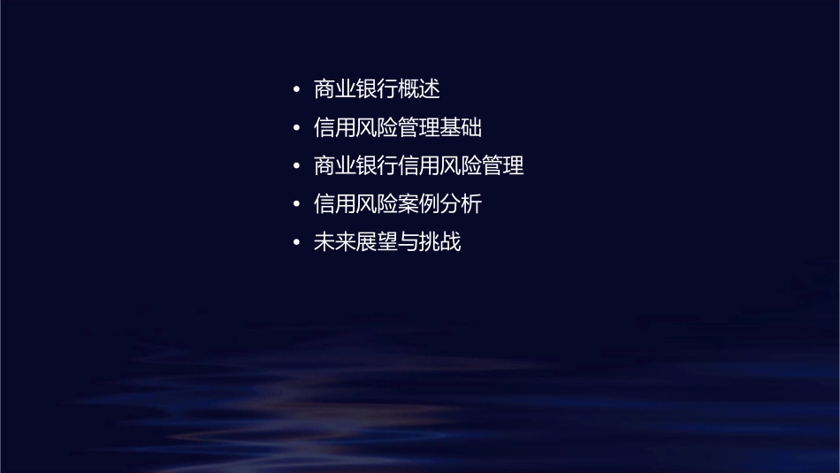 商业银行和信用风险管理专业中南财大课件_第2页