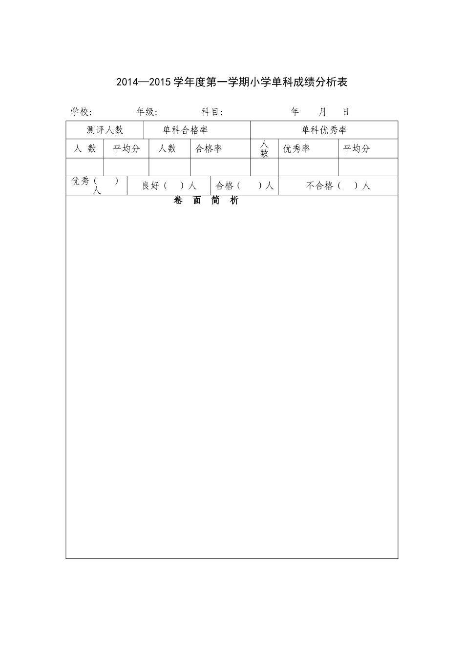 成绩分析 (2)_第1页