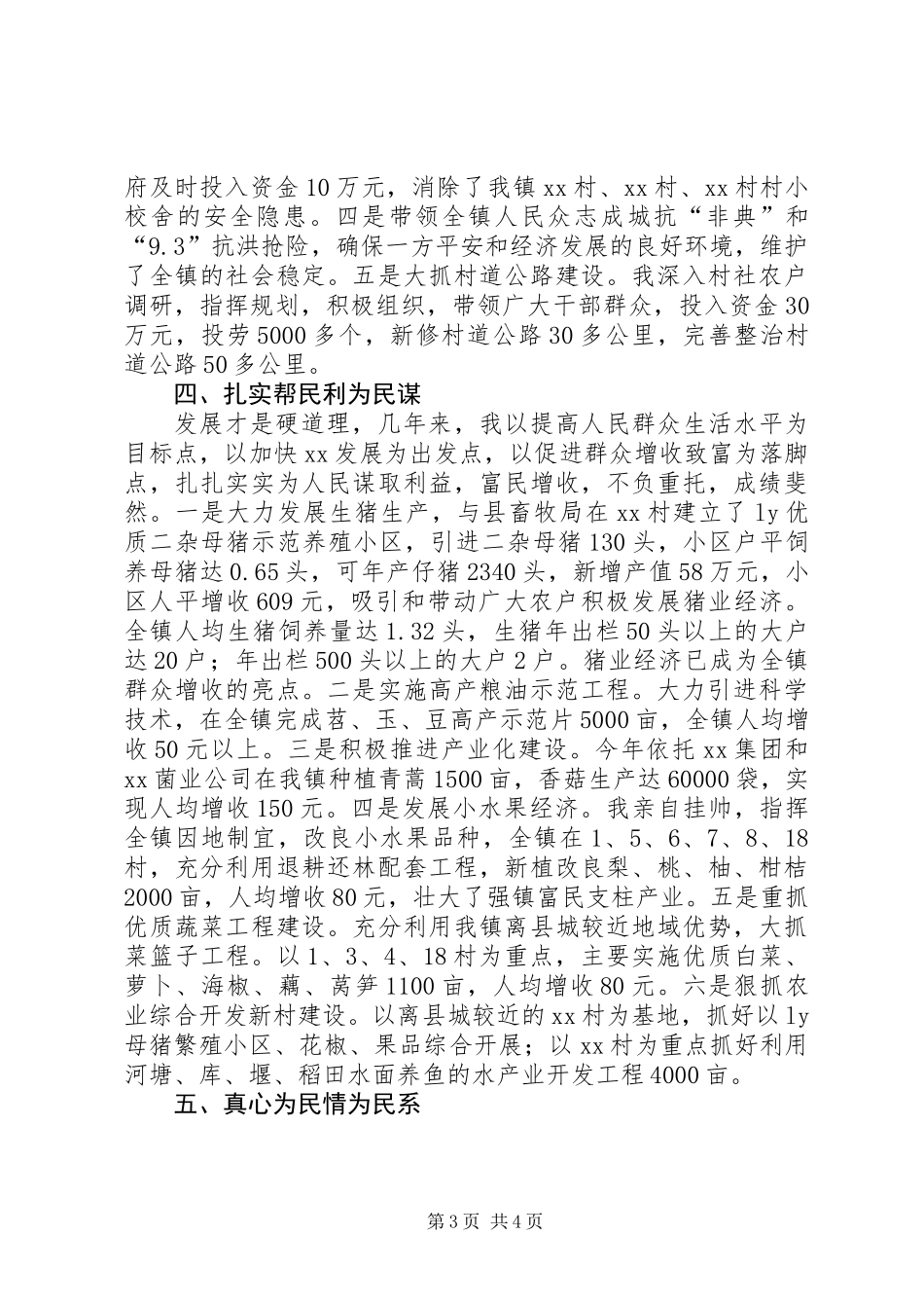 乡镇党委书记年终工作总结_第3页