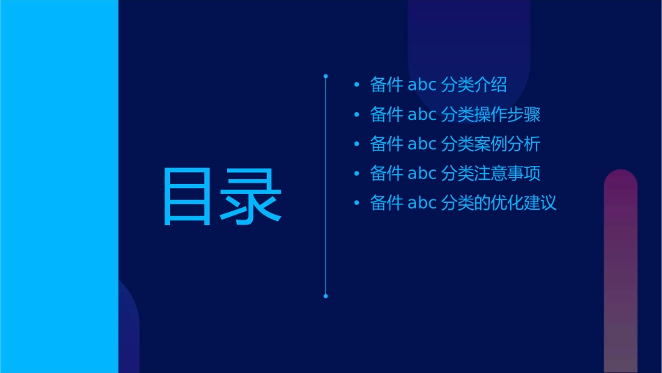 备件ABC手工分类介绍和操作步骤课件_第2页
