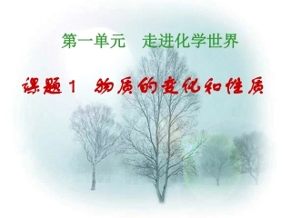 物质的变化和性质3