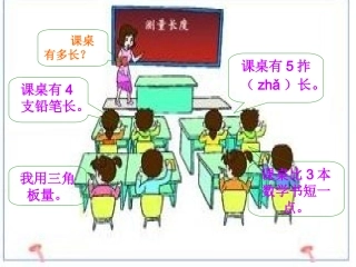 用厘米做单位量长度