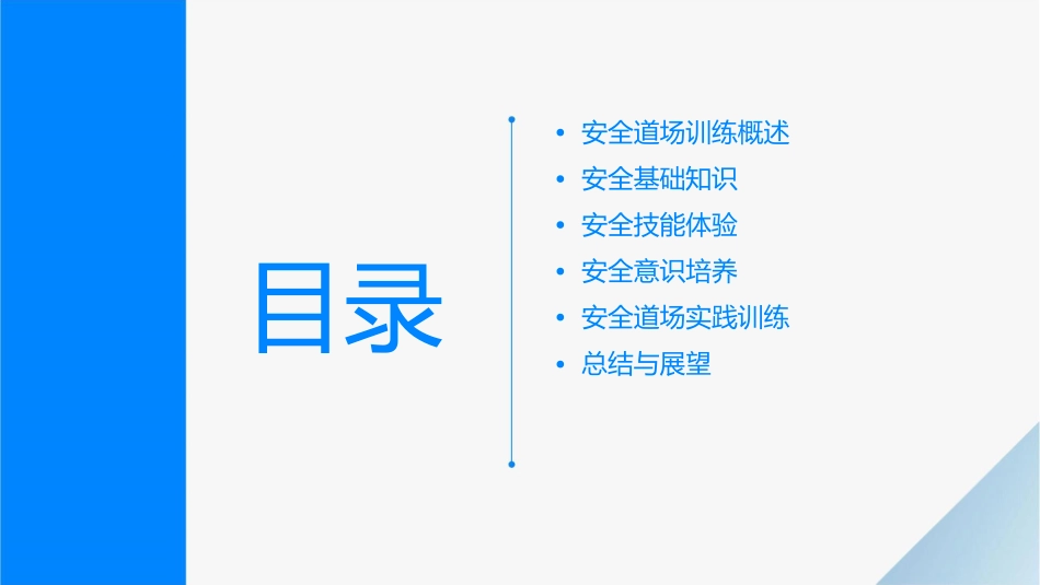 安全道场训练与体验课件_第2页