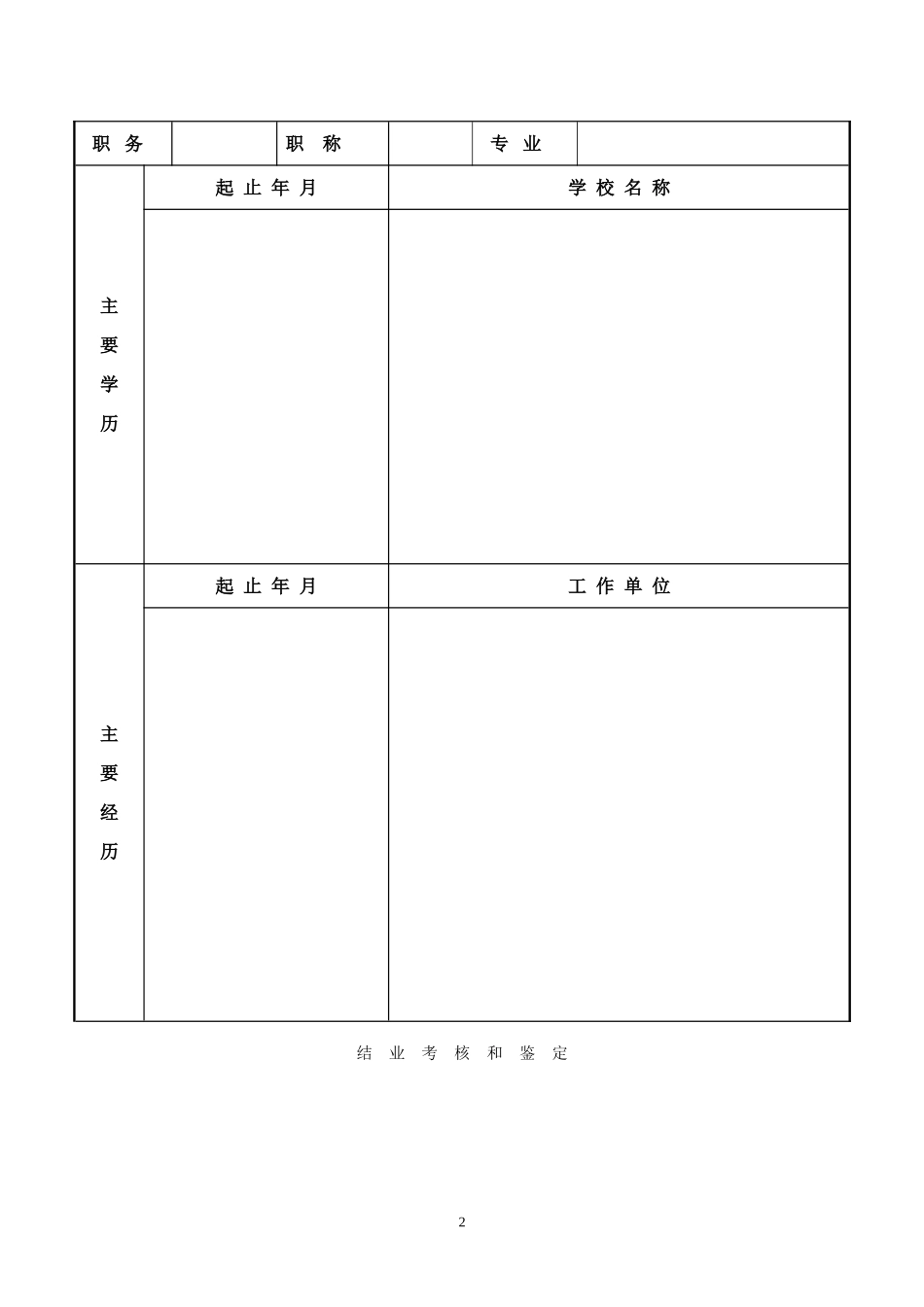 医院进修表格_第2页