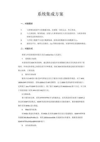 科研创作系统集成对接方案