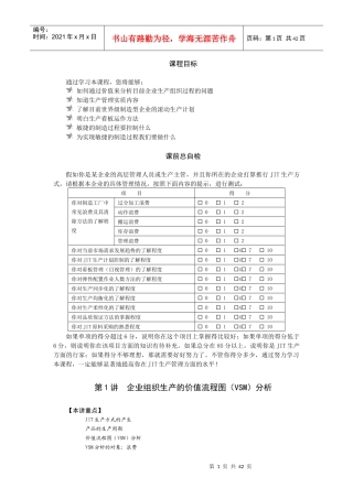 精益生产-JIT管理实战