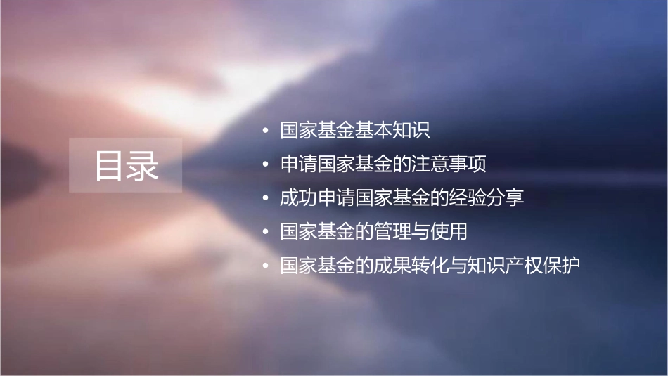 国家基金注意事项课件_第2页