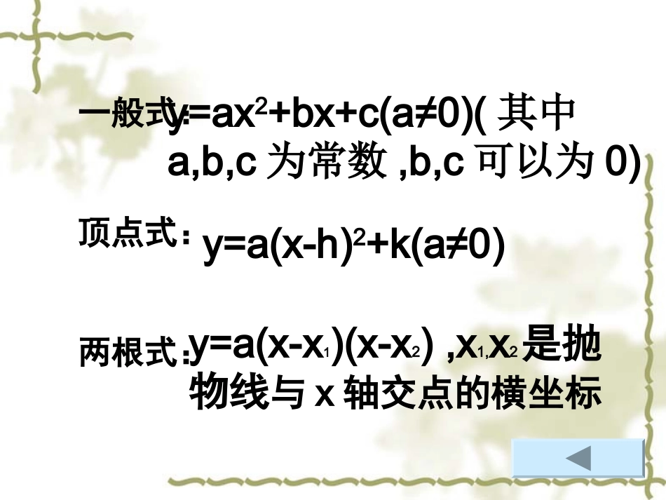 二次函数专题复习课件_第3页