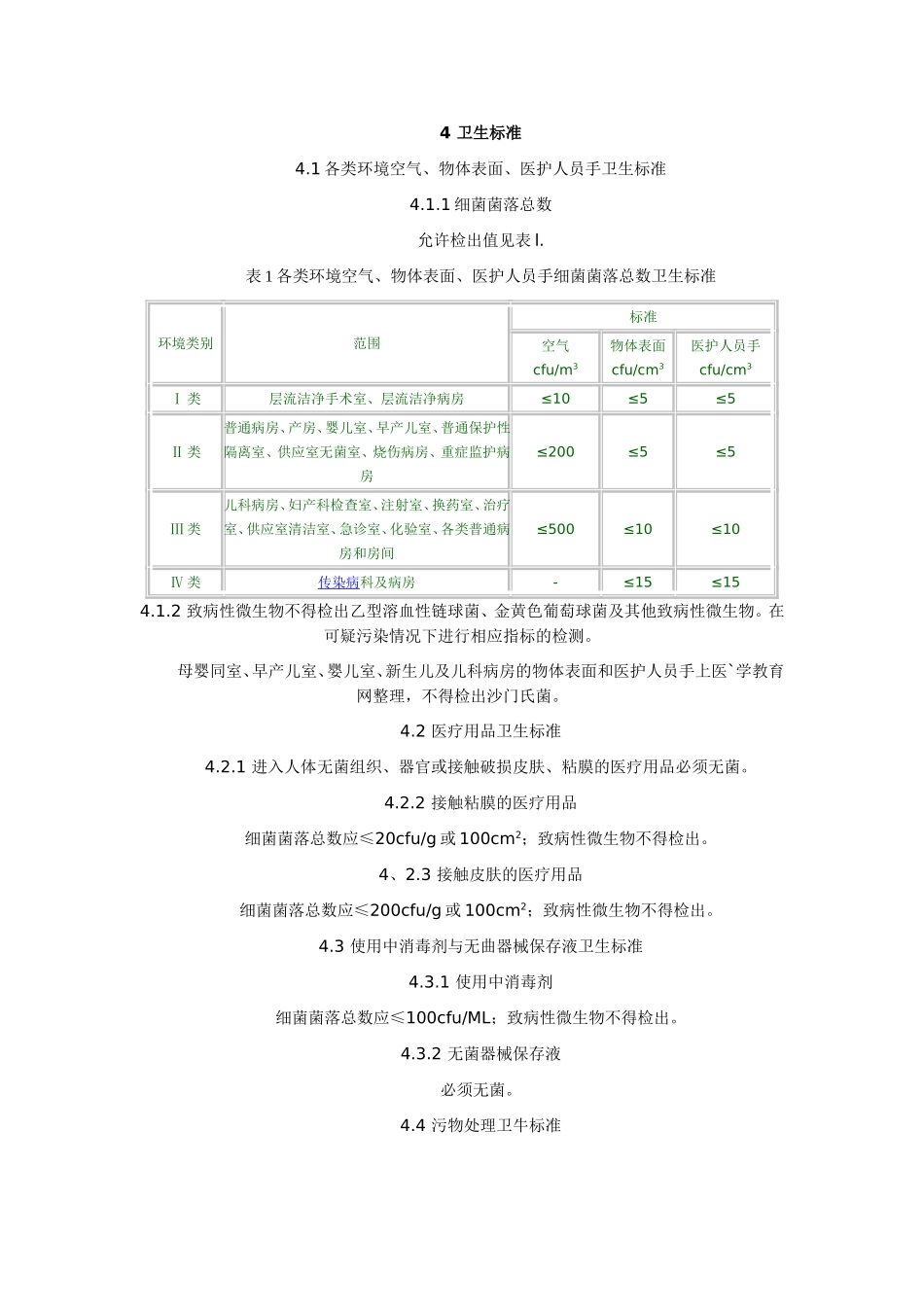 医院消毒卫生标准-GB15982-2012_第2页