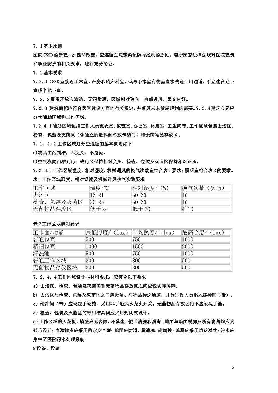 医院消毒供应中心新标准_第3页