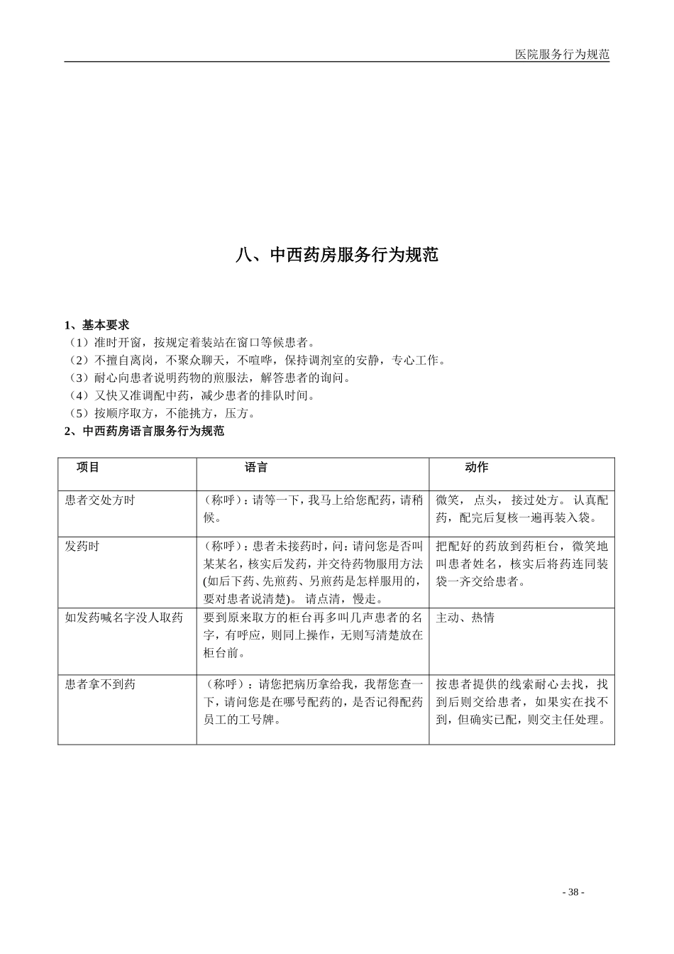 医院服务行为规范_第2页