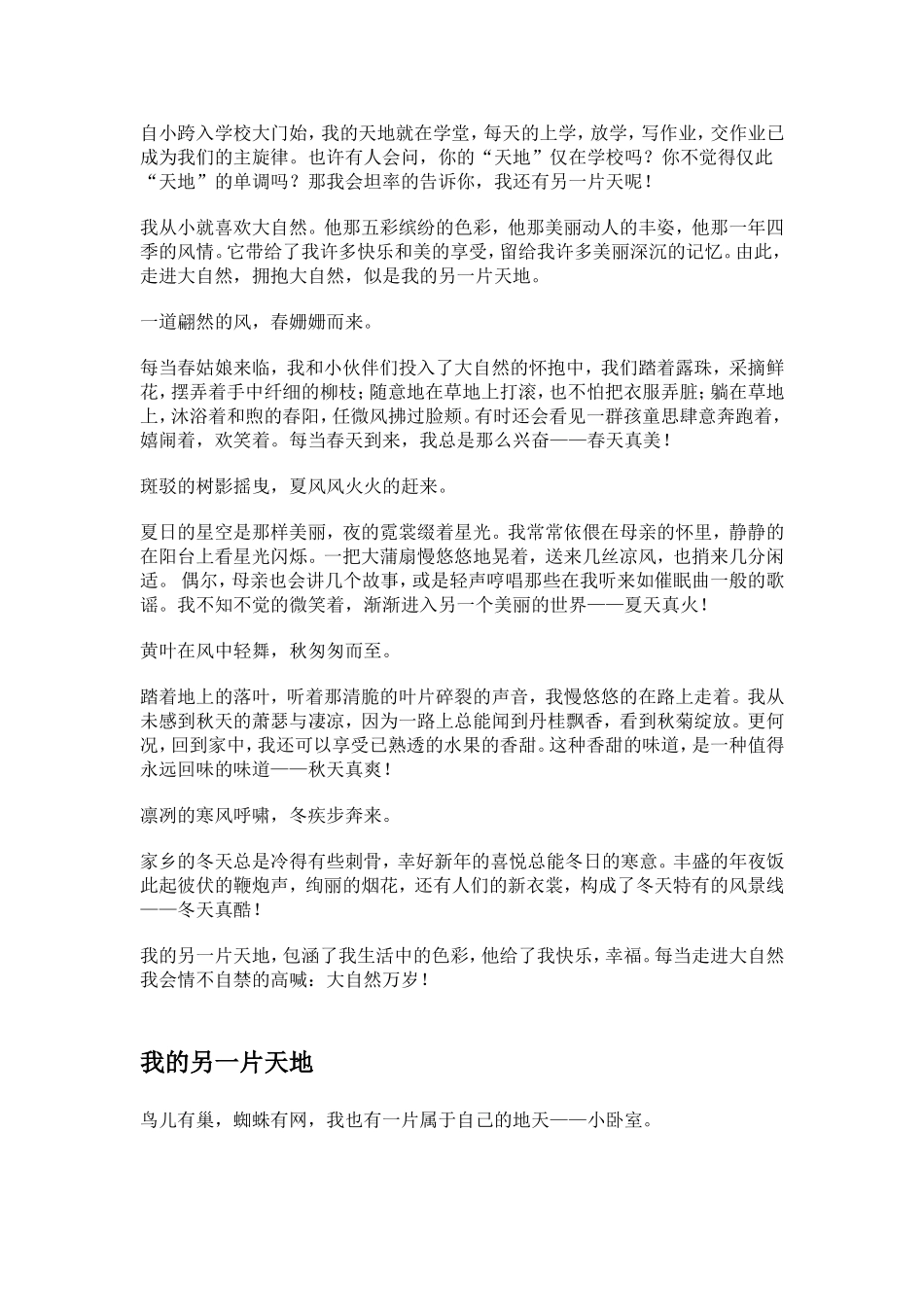 我的另一片天地_第2页