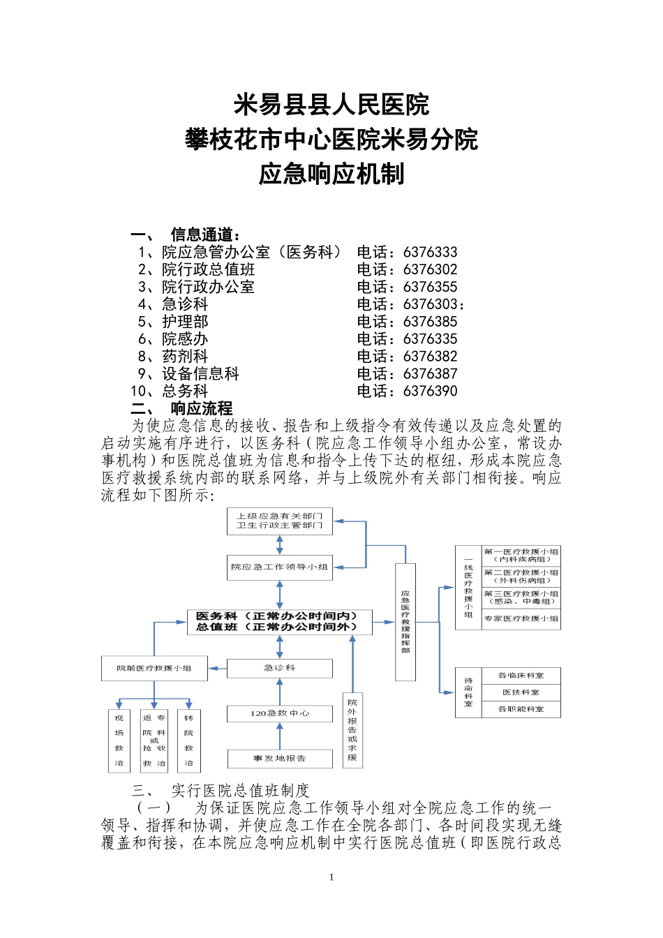 医院应急响应机制1.4.1_第1页