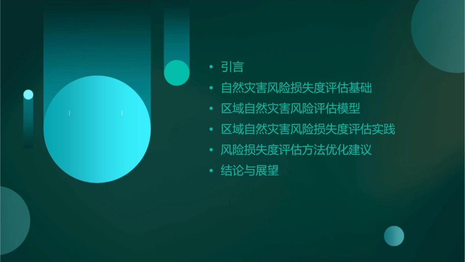 区域自然灾害风险损失度评估方法课件_第2页