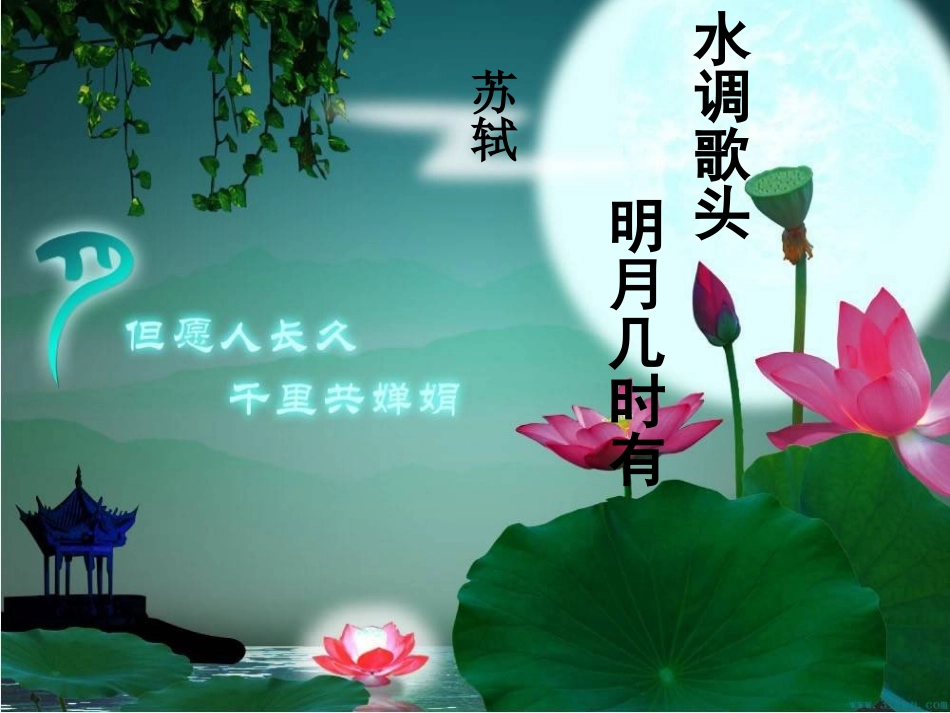 李丽：苏轼水调歌头_第2页