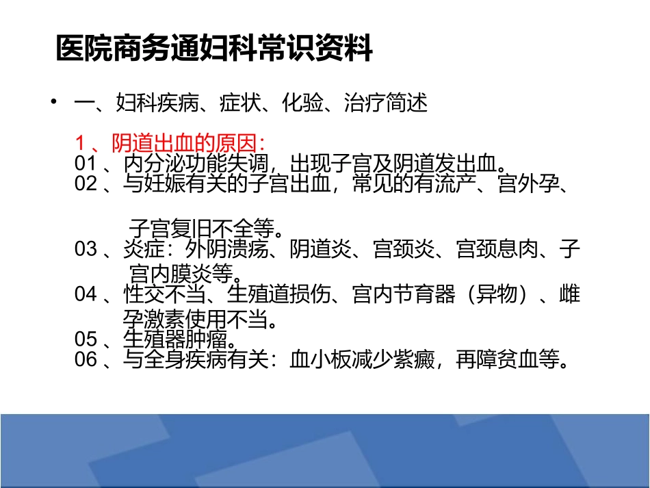 医院商务通妇科常识资料_第1页