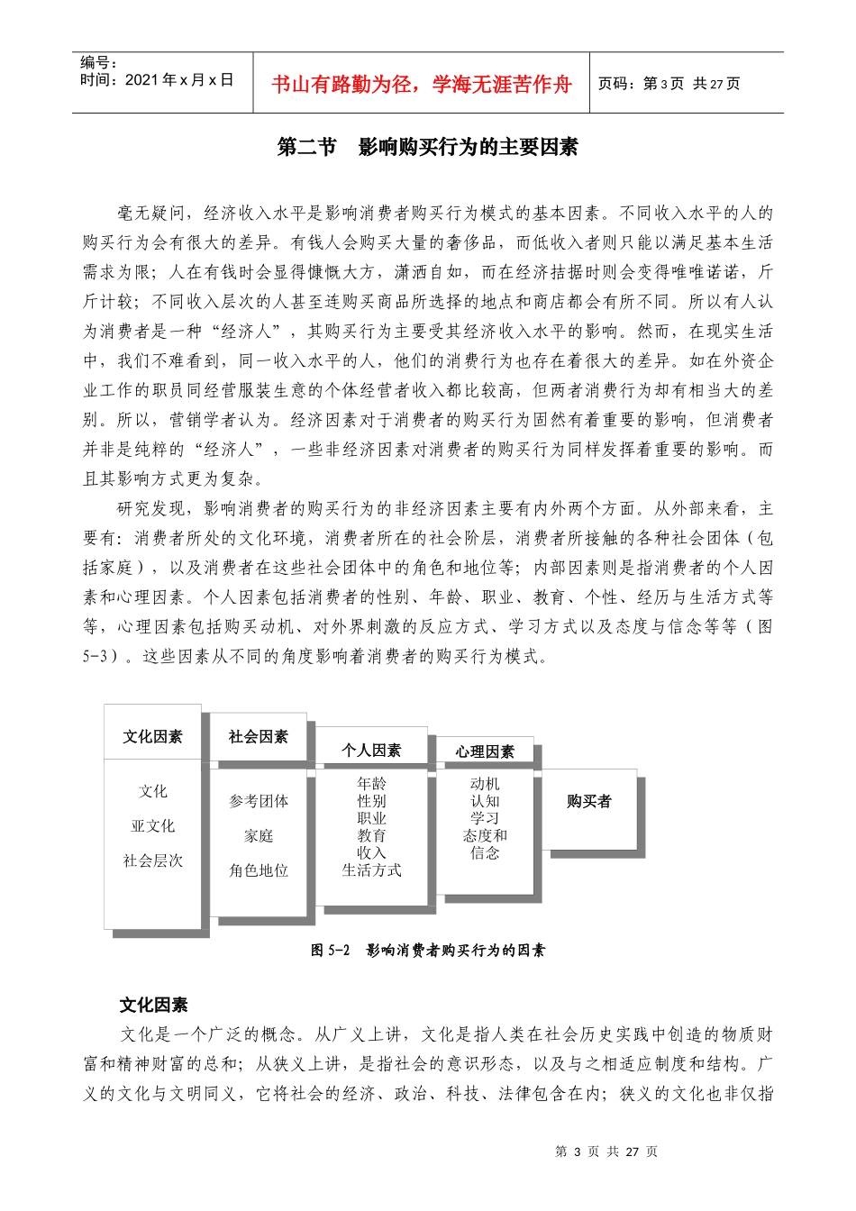 某公司营销管理金牌教程之消费者购买行为分析课程_第3页