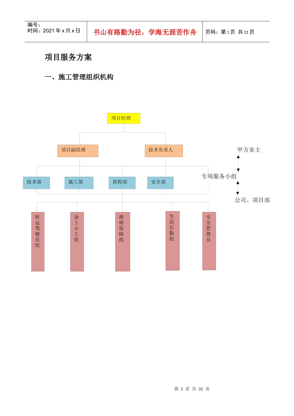 沼液转运服务计划方案（DOC30页）_第1页