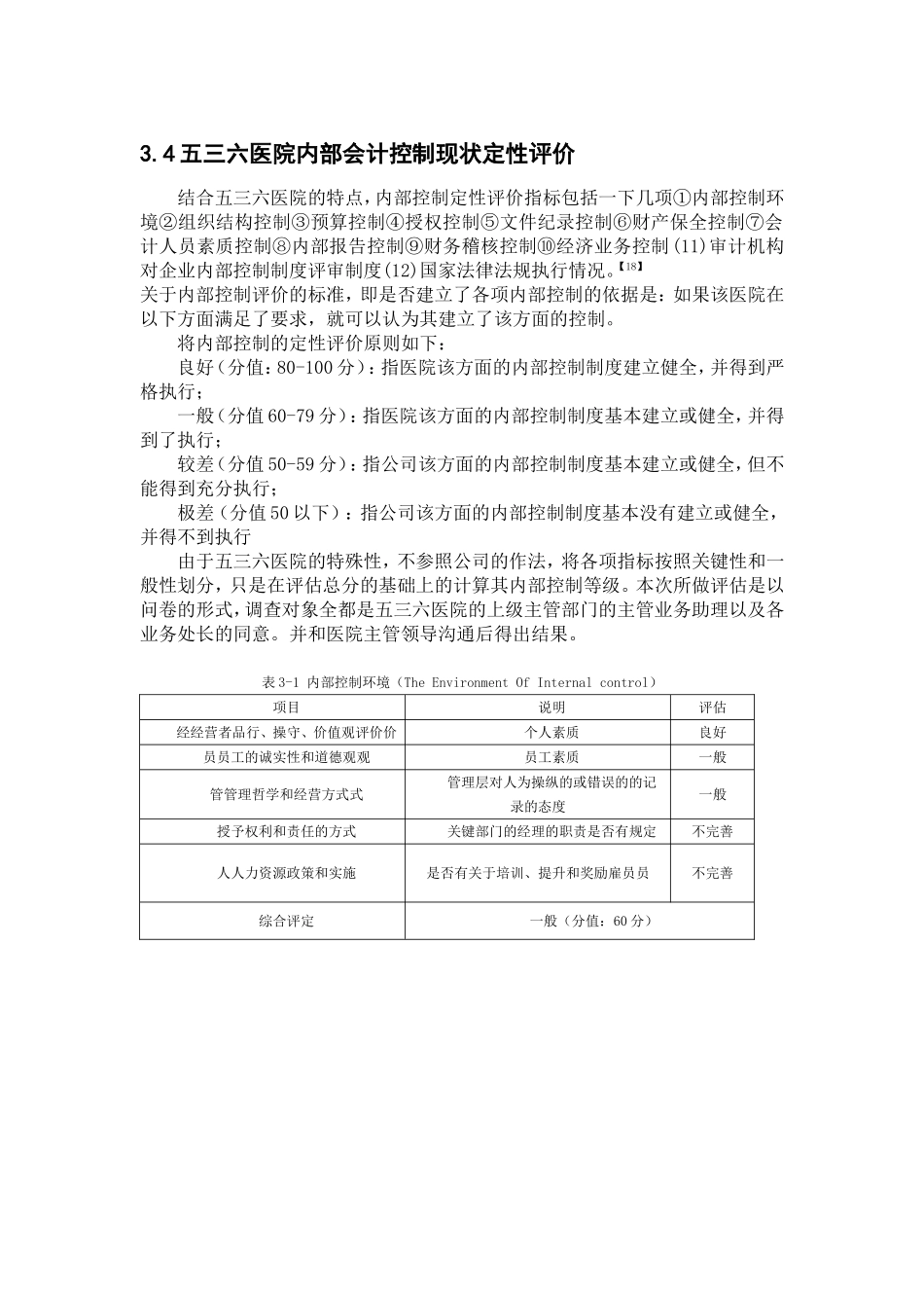 医院内部控制定性评价标准_第1页