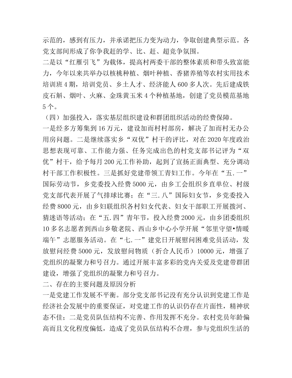 乡委员会2024年工作总结 _第3页