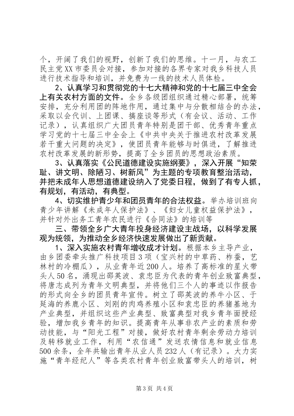 乡团委年终个人工作总结_第3页