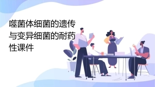 噬菌体细菌的遗传与变异细菌的耐药性课件