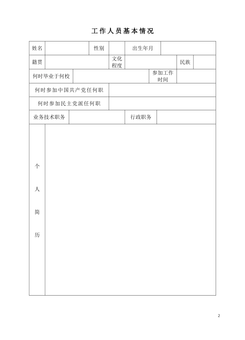 医德医风考核档案表_第2页
