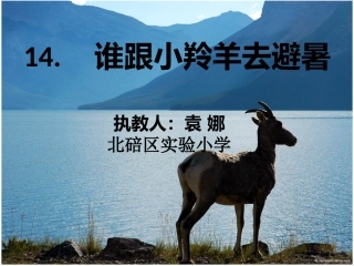 袁娜《谁跟小羚羊去避暑》